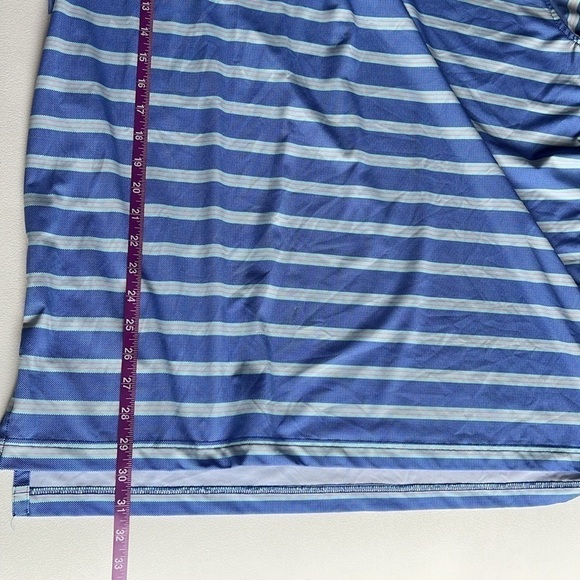 Turtleson‎ blue/pink striped polo tennis prep classic traditional casual large - Picture 6 of 8